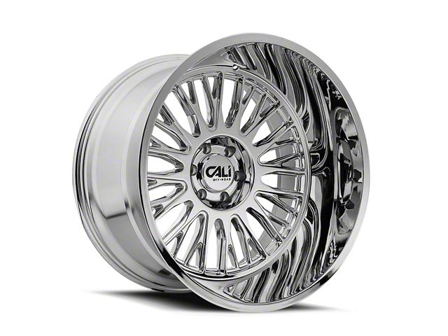 Cali Off-Road Vertex Chrome 6-Lug Wheel; 22x12; -44mm Offset (21-24 F-150)