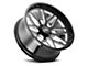 Cali Off-Road Invader Gloss Black Milled 6-Lug Wheel; 22x12; -51mm Offset (19-24 RAM 1500)