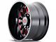 Cali Off-Road Summit Gloss Black with Red Milled Spokes 6-Lug Wheel; 20x9; 0mm Offset (19-24 RAM 1500)