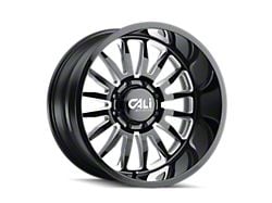 Cali Off-Road Summit Gloss Black Milled 8-Lug Wheel; 20x9; 0mm Offset (19-24 RAM 3500 SRW)