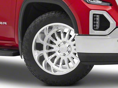 Cali Off-Road Summit Polished 6-Lug Wheel; 22x12; -51mm Offset (19-25 Sierra 1500)