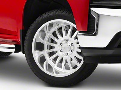 Cali Off-Road Summit Polished 6-Lug Wheel; 22x12; -51mm Offset (19-25 Silverado 1500)