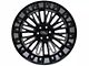 Cali Off-Road Vertex Gloss Black Milled 6-Lug Wheel; 22x12; -44mm Offset (19-24 Silverado 1500)