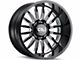 Cali Off-Road Summit Gloss Black Milled 6-Lug Wheel; 20x9; 0mm Offset (21-24 Tahoe)