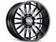 Cali Off-Road Summit Gloss Black Milled 6-Lug Wheel; 22x12; -51mm Offset (21-24 Yukon)