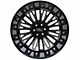 Cali Off-Road Vertex Gloss Black Milled 6-Lug Wheel; 22x12; -44mm Offset (21-24 Yukon)