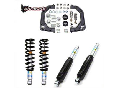 Camburg 0 to 2-Inch KINETIK Series Suspension Lift Kit with Bilstein Coil-Overs and Shocks (09-13 4WD F-150, Excluding Raptor)