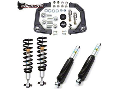 Camburg 0 to 2-Inch KINETIK Series Suspension Lift Kit with Bilstein Coil-Overs and Shocks (15-20 4WD F-150, Excluding Raptor)