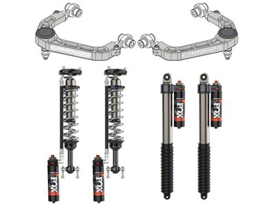 Camburg 0 to 2-Inch KINETIK Series Suspension Lift Kit with FOX 2.5 Elite DSC Coil-Overs and Shocks (15-20 4WD F-150, Excluding Raptor)