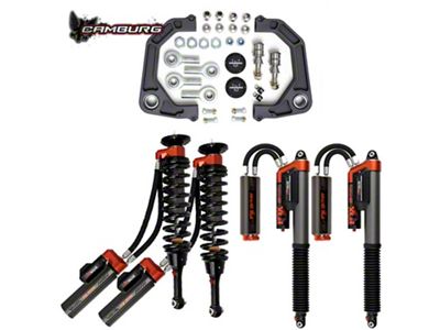 Camburg 0 to 2-Inch KINETIK Series Suspension Lift Kit with FOX 3.0 Live Valve Coil-Overs and Shocks (19-20 F-150 Raptor)