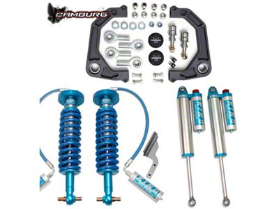 Camburg 0 to 2-Inch KINETIK Series Suspension Lift Kit with King 2.5 Coil-Overs and Shocks (15-20 2WD F-150)