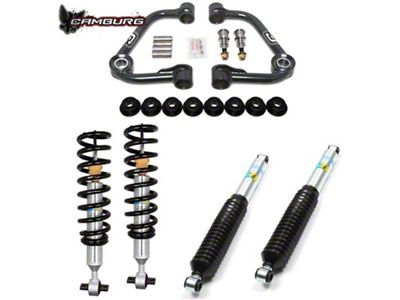 Camburg 0 to 2-Inch Performance Series Suspension Lift Kit with Bilstein Coil-Overs and Shocks (15-20 4WD F-150, Excluding Raptor)