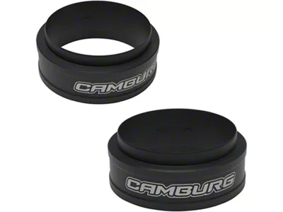 Camburg 1.50-Inch Front Preload Coil Spring Spacer Kit; Black (21-25 F-150 Raptor)