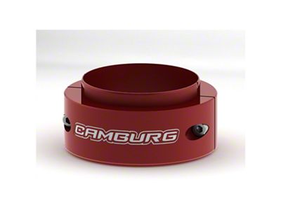 Camburg 2-Inch Front Preload Coil Spring Spacer Kit; Red (17-20 F-150 Raptor)