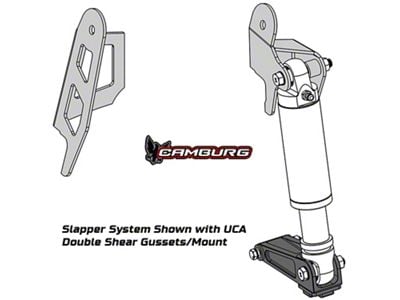 Camburg 2.50-Inch Front Slapper Bump Stop Mounting Kit with FOX 2.5 Bump Stops (17-20 F-150 Raptor)