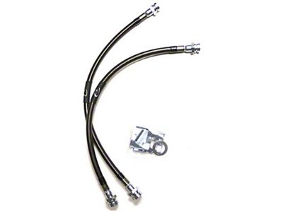 Camburg Braided Stainless Steel Front Brake Line Kit; 24-Inch (09-14 2WD F-150)