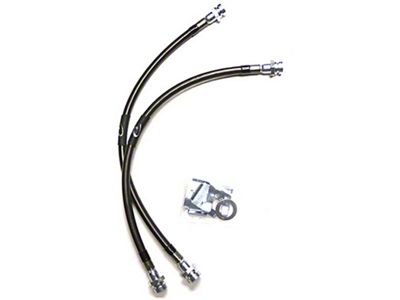 Camburg Braided Stainless Steel Rear Brake Line Kit; 22-Inch (17-20 F-150 Raptor)