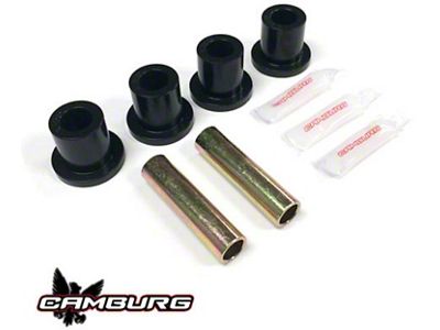 Camburg Extended Length Leaf Spring Shackle Kit; MIG Welded (04-14 F-150 w/ 3-Inch Wide Leaf Springs)