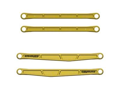 Camburg KINETIK Series Billet Rear Trailing Arm Kit; Gold (21-25 F-150 Raptor)