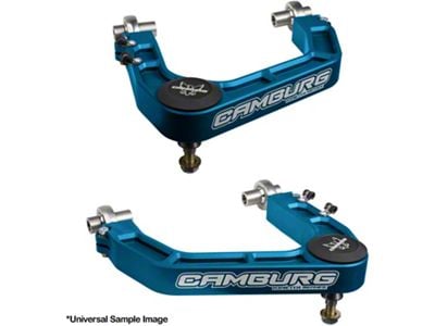 Camburg KINETIK Series Billet Uniball Long Travel Upper Control Arms; Blue (17-20 F-150 Raptor)