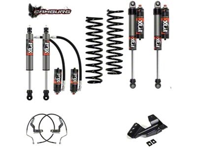 Camburg 2 to 2.50-Inch Performance Series Front Leveling Kit with FOX 2.5 Elite DSC Shocks (17-19 4WD 6.7L Powerstroke F-250 Super Duty)