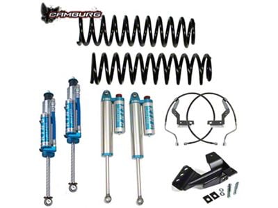 Camburg 2 to 2.50-Inch Performance Series Front Leveling Kit with King 2.5 Shocks (17-19 4WD F-250 Super Duty, Excluding Diesel & Tremor)