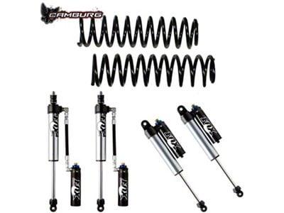 Camburg 2.50-Inch Performance Series Front Leveling Kit with FOX 2.5 DSC Shocks (05-16 4WD F-250 Super Duty, Excluding Diesel)