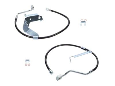 Camburg Braided Stainless Steel Front Brake Line Kit; 33.50-Inch (17-25 4WD F-250 Super Duty)