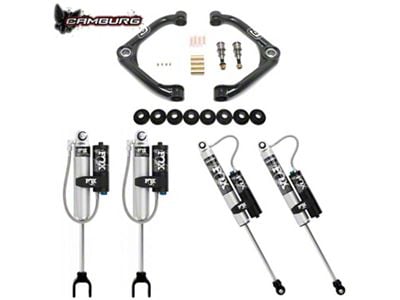 Camburg 1 to 2-Inch Performance Series Suspension Lift Kit with FOX 2.0 LSC Shocks (11-19 Sierra 2500 HD)