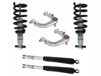 Camburg 0 to 1.25-Inch KINETIK Series Suspension Lift Kit with Bilstein Coil-Overs and Shocks (19-25 Silverado 1500 Trail Boss)