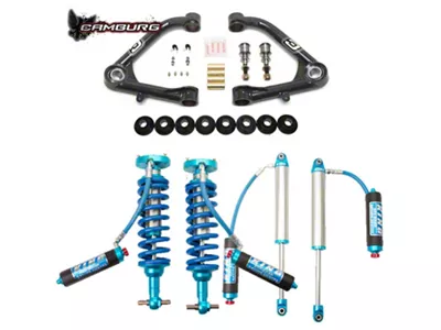 Camburg 0 to 1.50-Inch Performance Series Suspension Lift Kit with King 2.5 Coil-Overs and Shocks (19-25 Silverado 1500 Trail Boss)