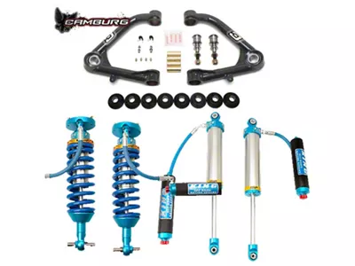 Camburg 0 to 1.50-Inch Performance Series Suspension Lift Kit with King 3.0 Coil-Overs and Shocks (19-25 Silverado 1500 Trail Boss)