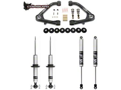 Camburg 0 to 2-Inch Performance Series Suspension Lift Kit with FOX 2.0 Coil-Overs and Shocks (19-25 Silverado 1500, Excluding Trail Boss & ZR2)