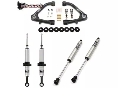 Camburg 0 to 2-Inch Performance Series Suspension Lift Kit with FOX 2.0 S/R Coil-Overs and Shocks (07-13 Silverado 1500)