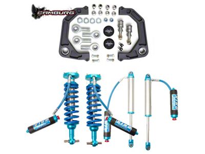 Camburg 0 to 3.50-Inch KINETIK Series Suspension Lift Kit with King 2.5 Coil-Overs and Shocks (19-25 Silverado 1500, Excluding Trail Boss & ZR2)