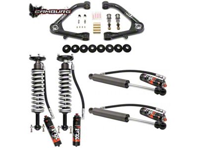 Camburg 0 to 3.50-Inch Performance Series Suspension Lift Kit with FOX 2.50 Elite DSC Coil-Overs and Shocks (19-25 Silverado 1500, Excluding Trail Boss & ZR2)