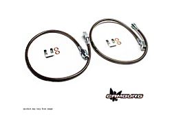 Camburg Braided Stainless Steel Front Brake Line Kit; 33-Inch (99-06 2WD Silverado 1500)