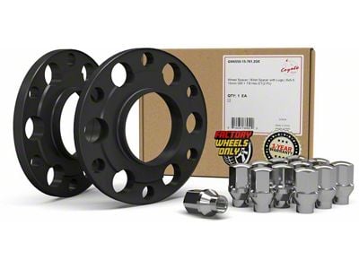 0.60-Inch Billet Aluminum 6-Lug Wheel Spacer and 7/8-Inch ET Acorn Chrome Lug Nut Kit (23-25 Canyon)