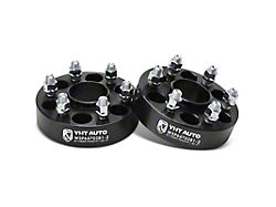 1.50-Inch 6-Lug Wheel Spacers; Black; Set of Two (15-22 Canyon)