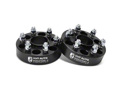 1.50-Inch 6-Lug Wheel Spacers; Black; Set of Two (15-22 Canyon)