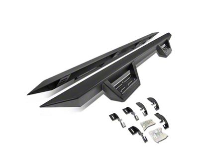 3-Inch Drop Side Step Bars; Black (15-22 Canyon Extended Cab)