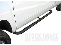 3-Inch Round Side Step Bars; Black (15-24 Canyon Crew Cab)