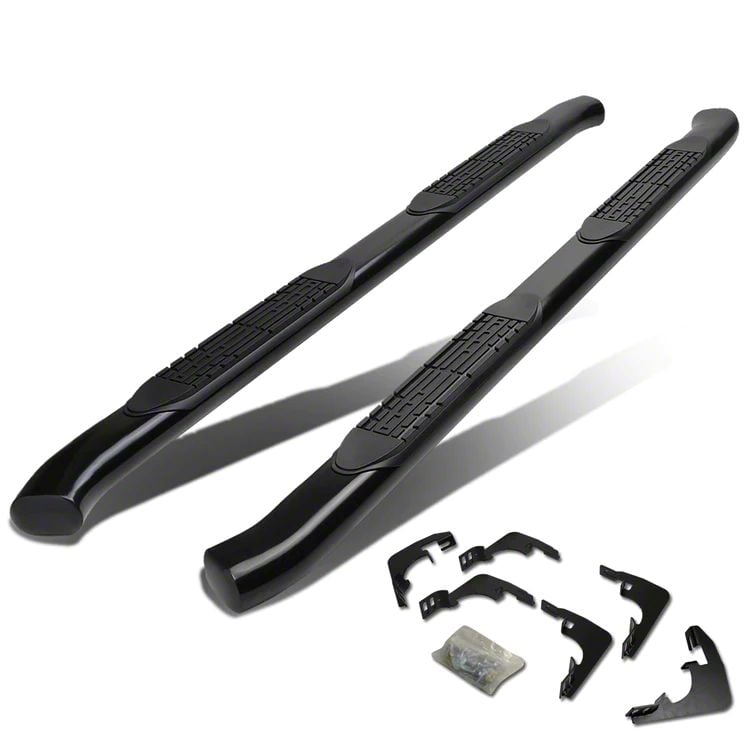 Canyon 4-Inch Nerf Side Step Bars; Black (15-22 Canyon Crew Cab) - Free ...