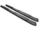 4-Inch Oval Blackout Series Side Step Bars; Black (15-24 Canyon Crew Cab)