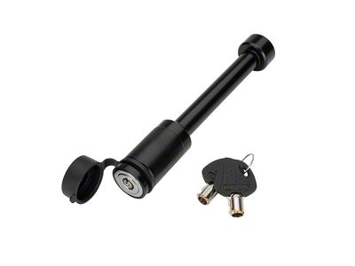 5/8-Inch Barrel Style Receiver Lock; 4-Inch; Black