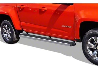 5-Inch iStep Running Boards; Hairline Silver (15-24 Canyon Crew Cab)