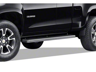 5-Inch iStep Running Boards; Hairline Silver (15-22 Canyon Extended Cab)