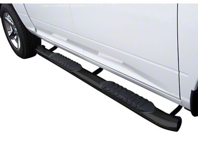 5-Inch Oval Premium Side Step Bars; Black (15-24 Canyon Crew Cab)