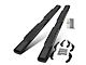 5-Inch Oval Straight Side Step Bars; Black (15-22 Canyon Extended Cab)