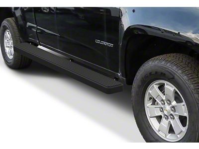 6-Inch Wheel-to-Wheel Running Boards; Black (15-22 Canyon Extended Cab w/ 6-Foot Long Box)